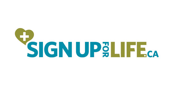 Manitoba Sign Up For Life logo